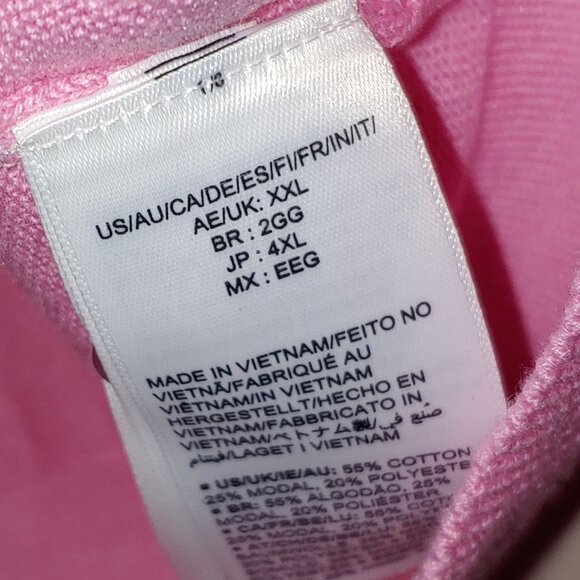 NWT Amazon Essentials Long Sleeves V-Neck Button up Cardigan Size XXL Hot Pink - Picture 4 of 6